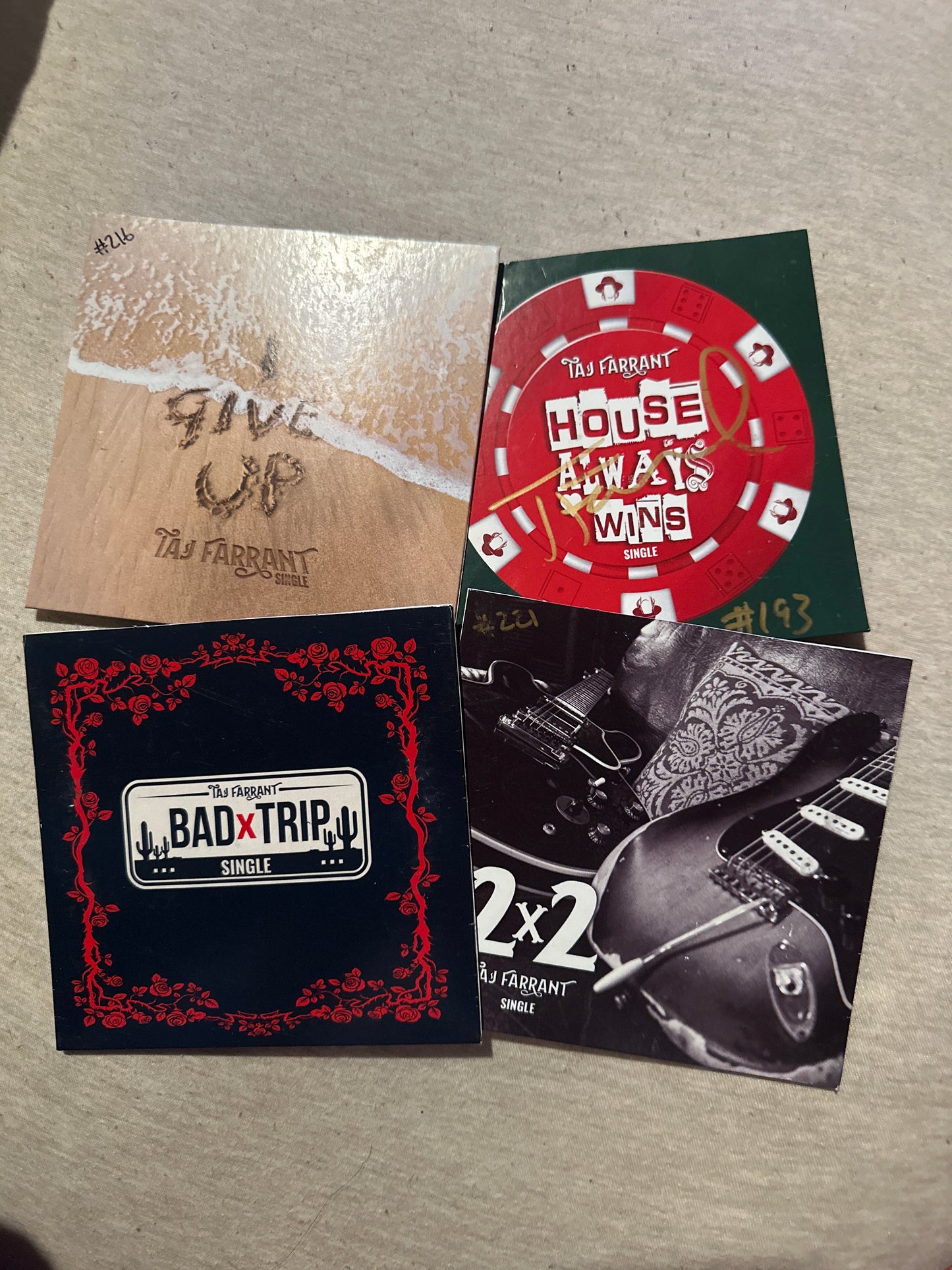 Bundle UP Collectable Singles (signed)