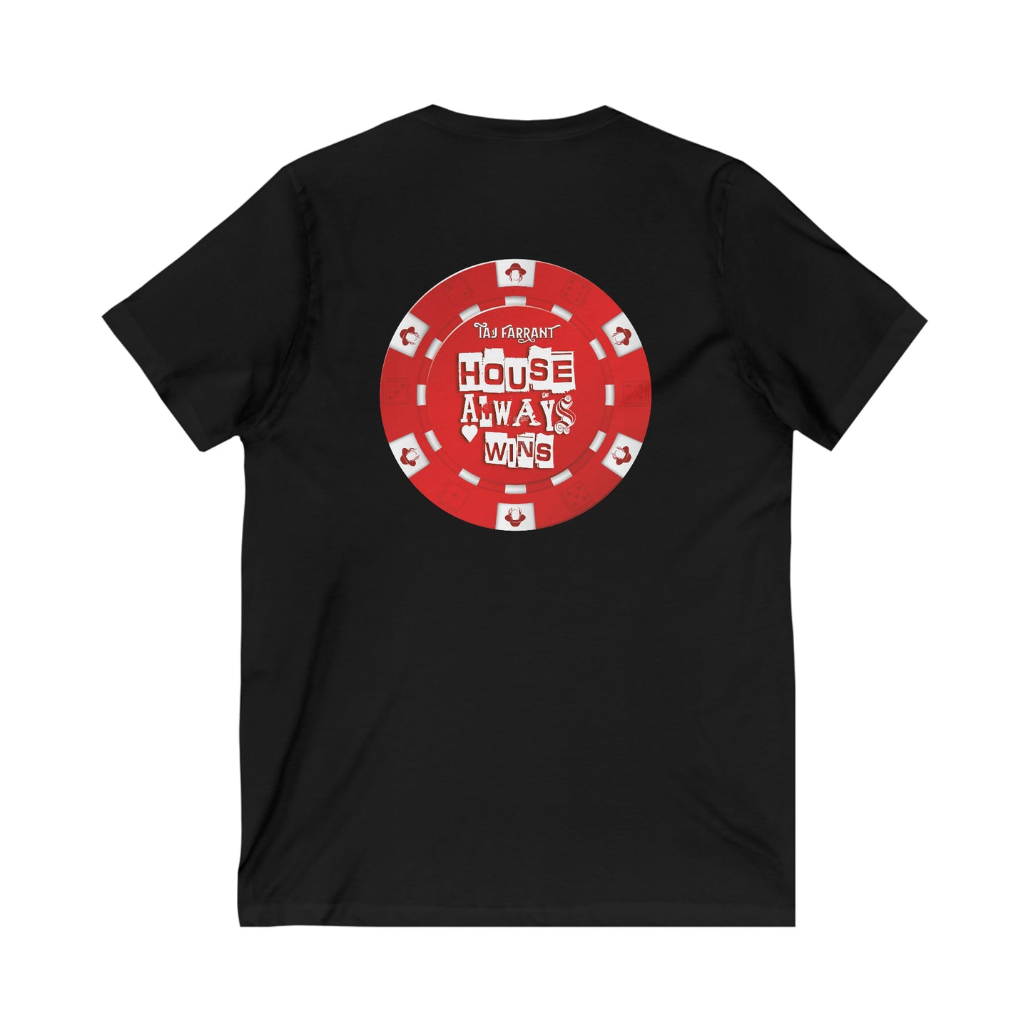 Taj Farrant "House Always Wins" Album Cover Unisex V-Neck Tee