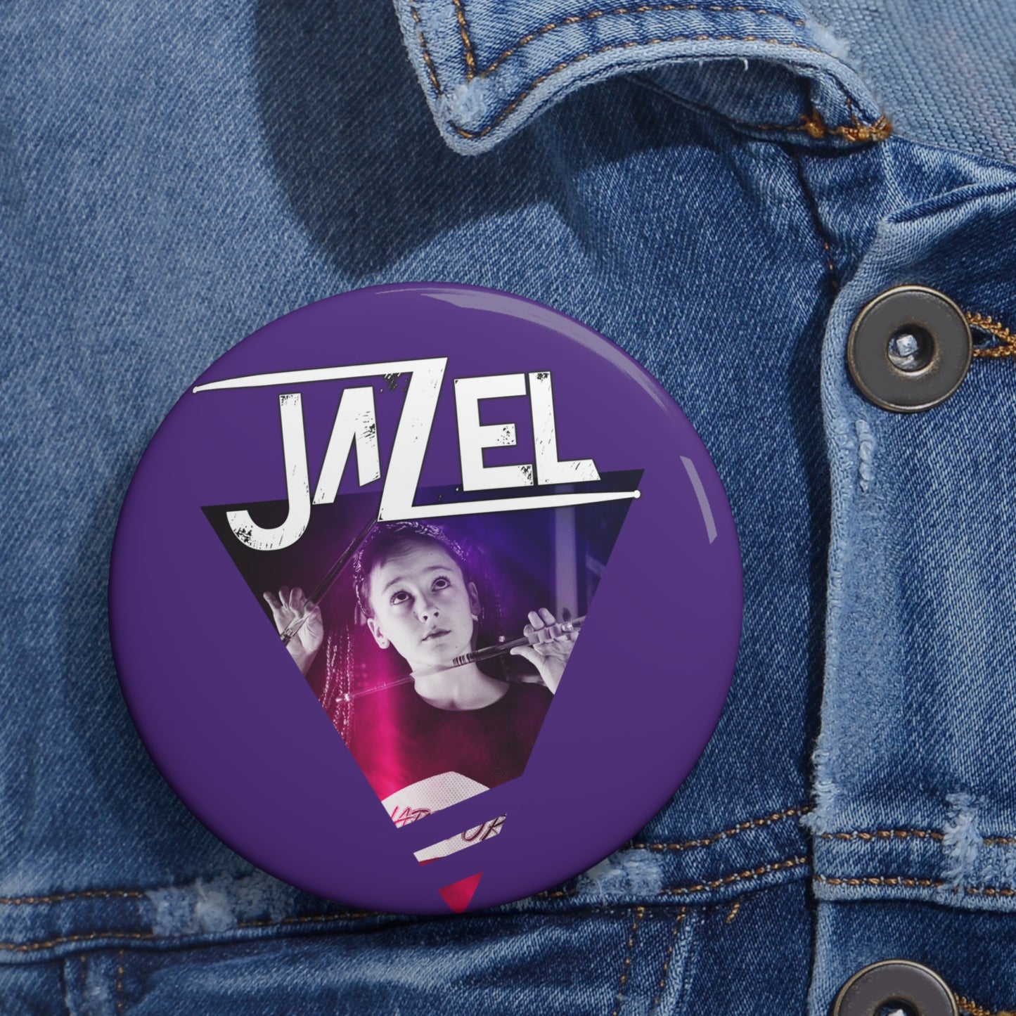 Jazel #1 Button