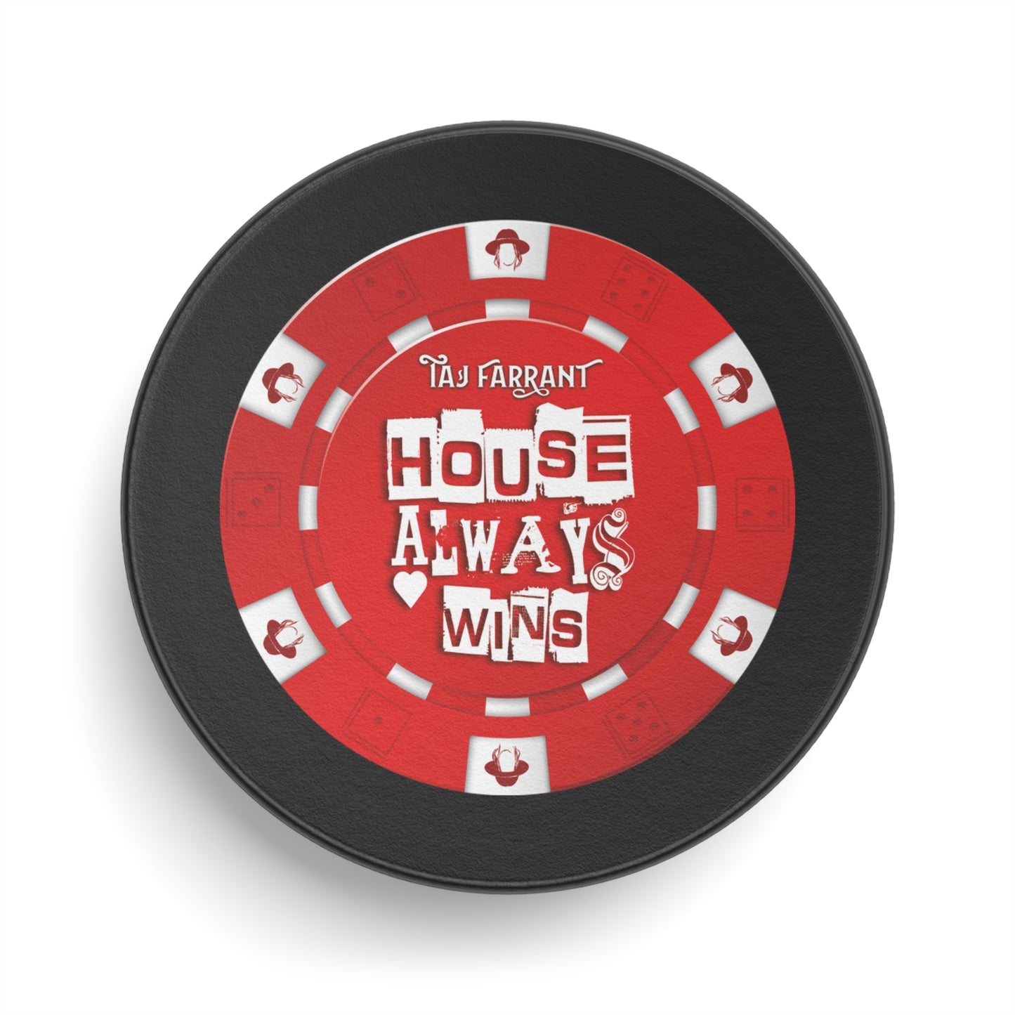 Taj Farrant "House Always Wins" Album Cover Hockey Puck